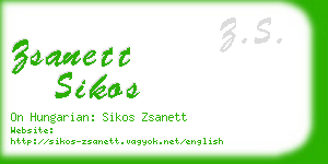 zsanett sikos business card